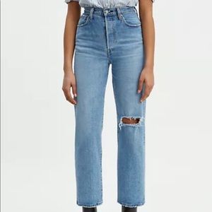 Levi’s Premium Ribcage Straight Size 27 Pre-Owned